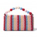 SARDINIA SUNSET CLAUDETTE BEADED CLUTCH