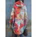 fine red prints winter coats trendy plus size snow jackets hooded patchwork winter coats